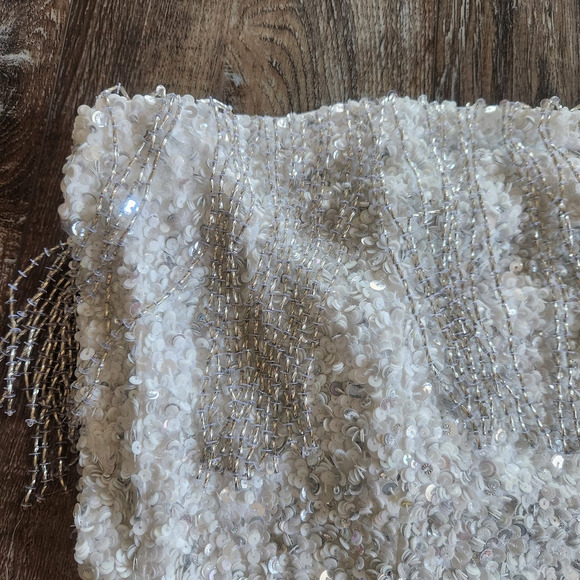 Retrofete White Strapless Mini Dress - Picture 3 of 9